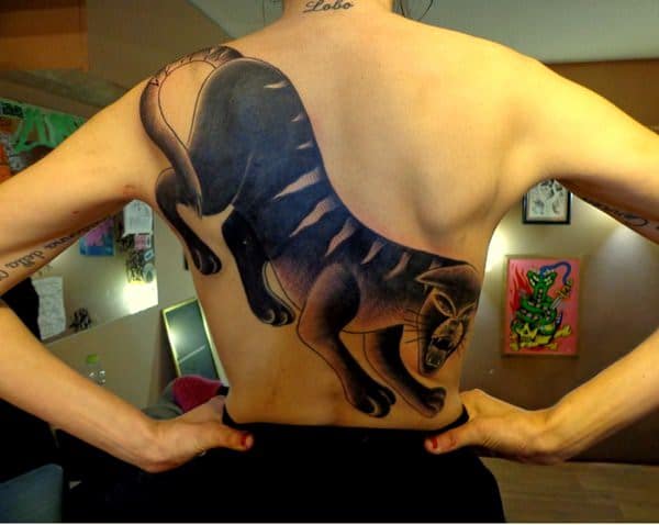 tatouage puma panther 82