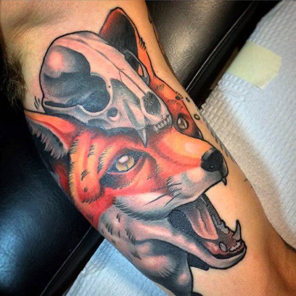 tatouage renards 110