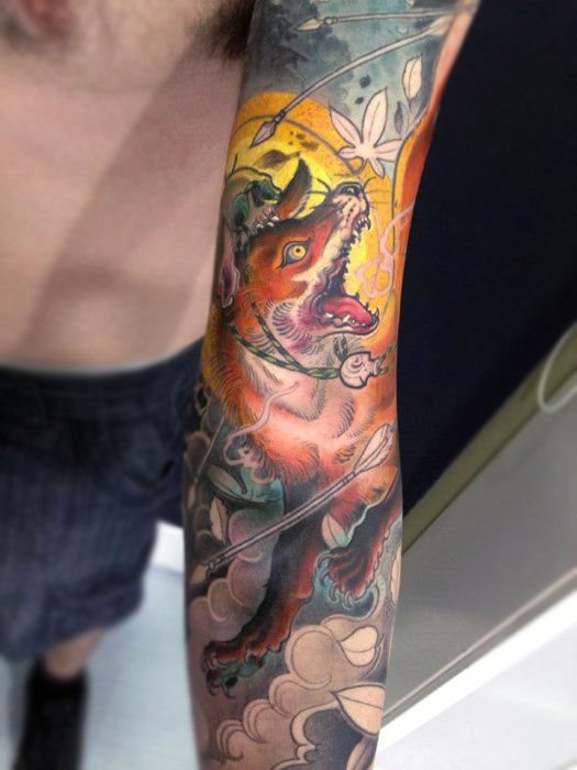 tatouage renards 196
