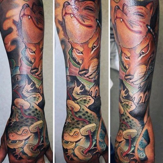 tatouage renards 204