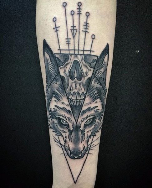 tatouage renards 54