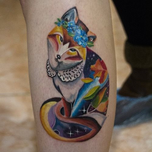 tatouage renards 72