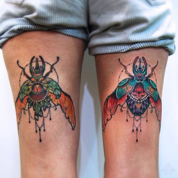 tatouage scarabee 106