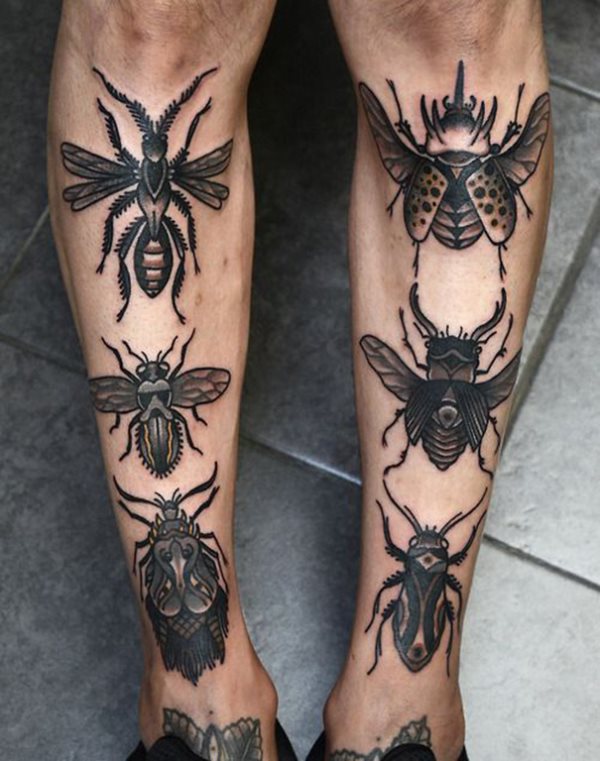 tatouage scarabee 118