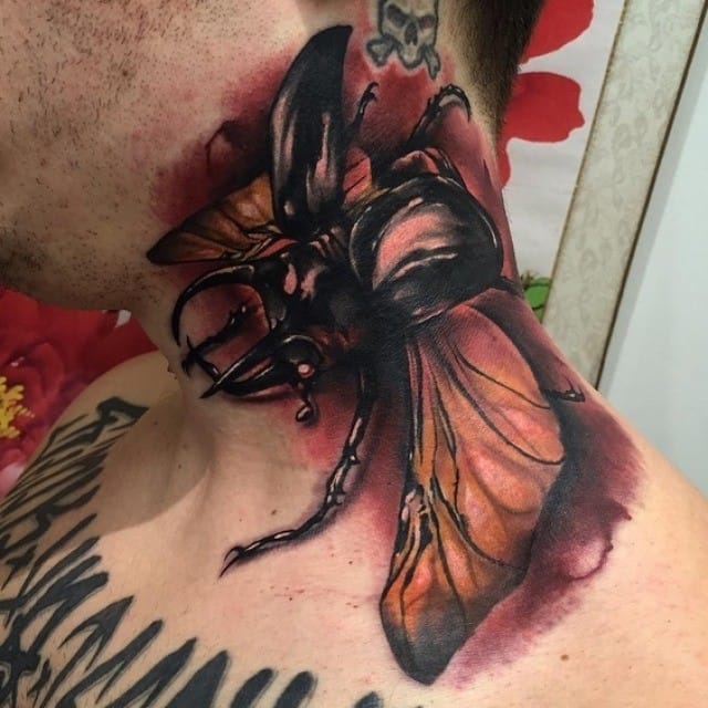tatouage scarabee 46