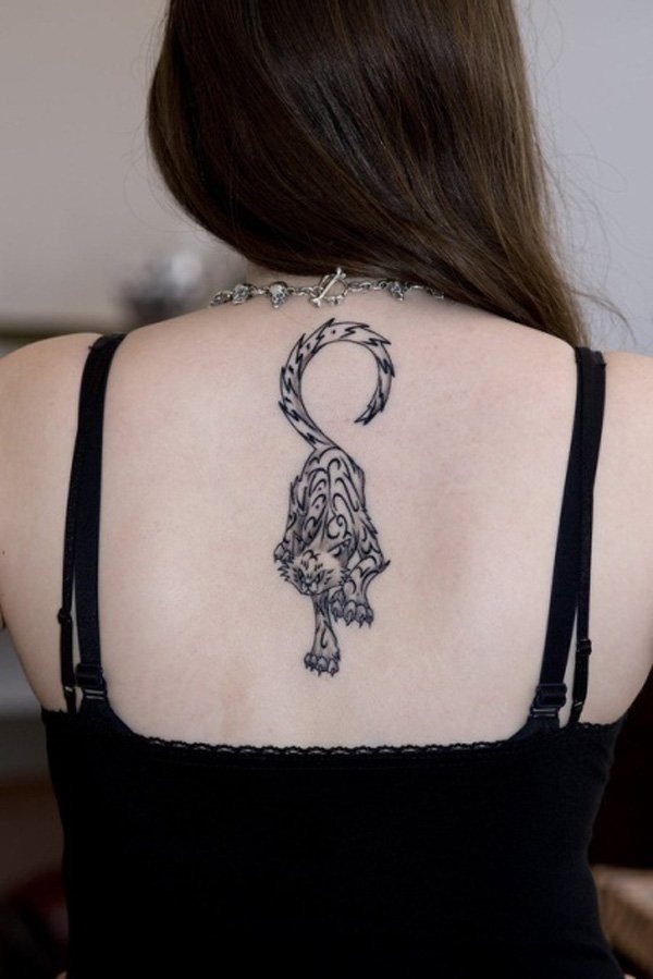 tattoo tatouage chat 16