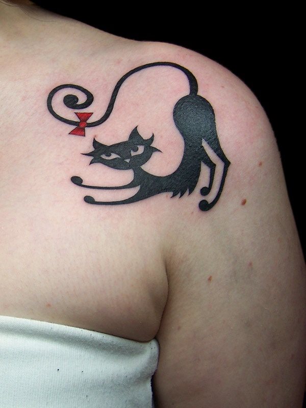tattoo tatouage chat 39