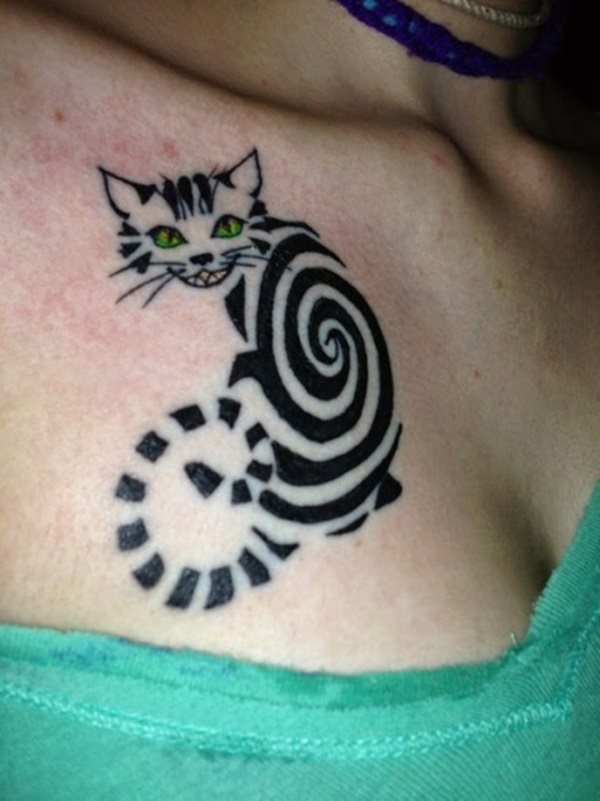 tattoo tatouage chat 48