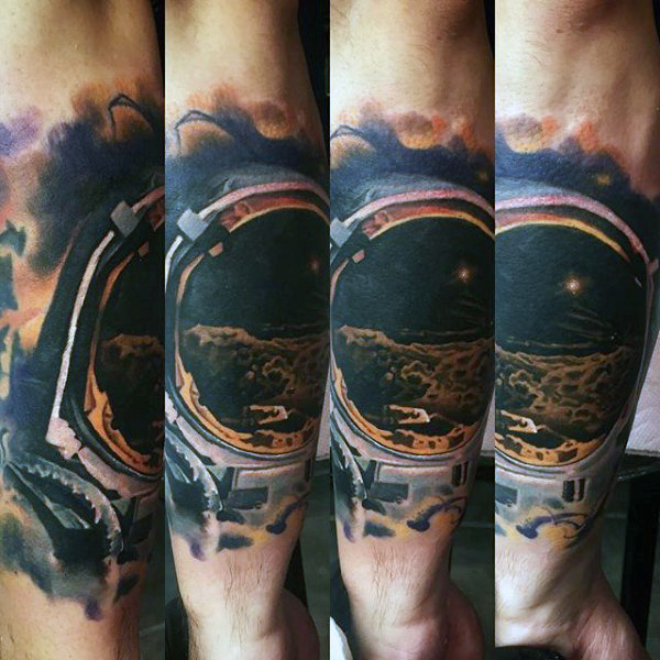 tatouage astronaute astronomie 17