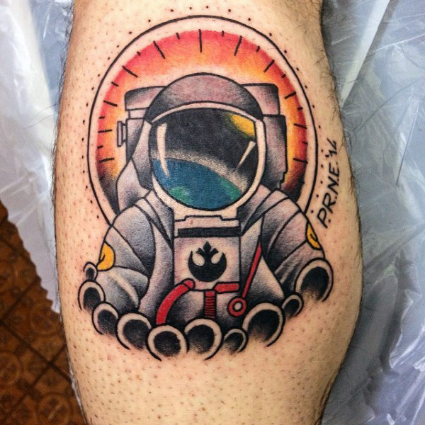 tatouage astronaute astronomie 281