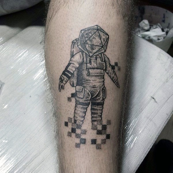 tatouage astronaute astronomie 313