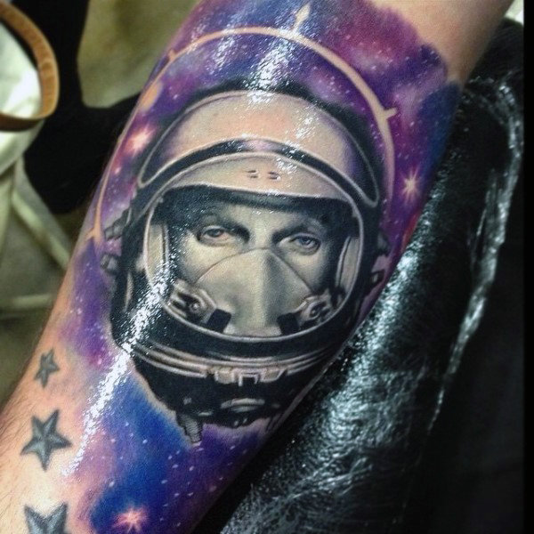 tatouage astronaute astronomie 329