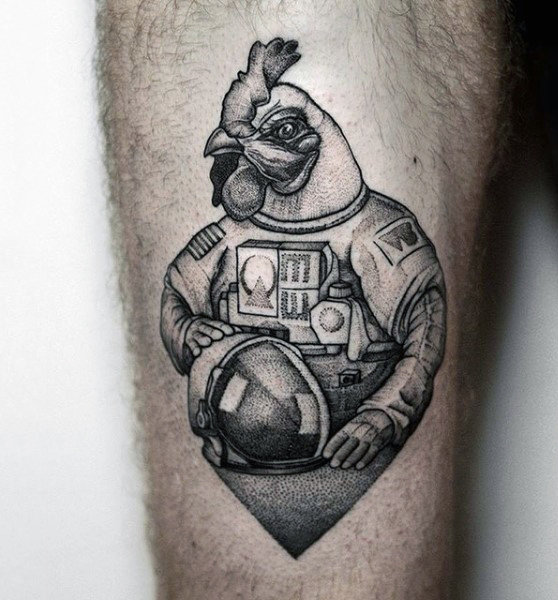 tatouage astronaute astronomie 353