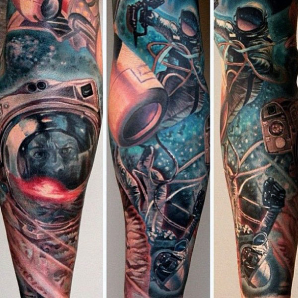 tatouage astronaute astronomie 73