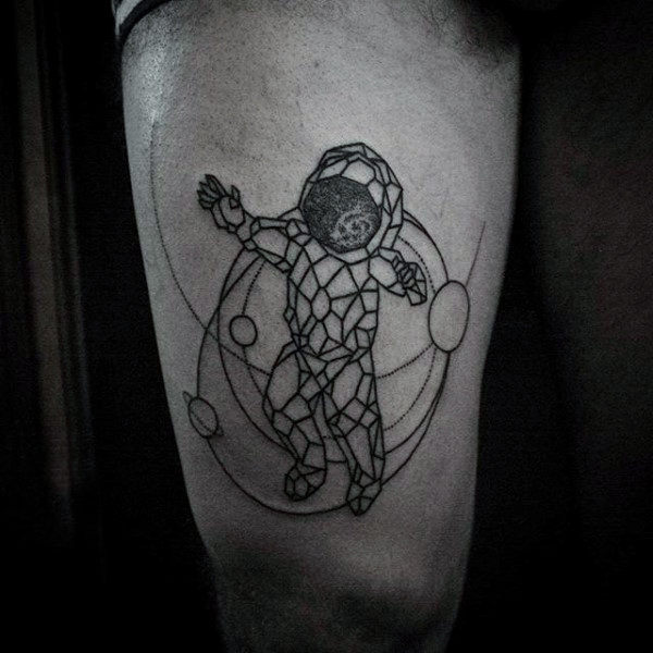tatouage astronaute astronomie 77