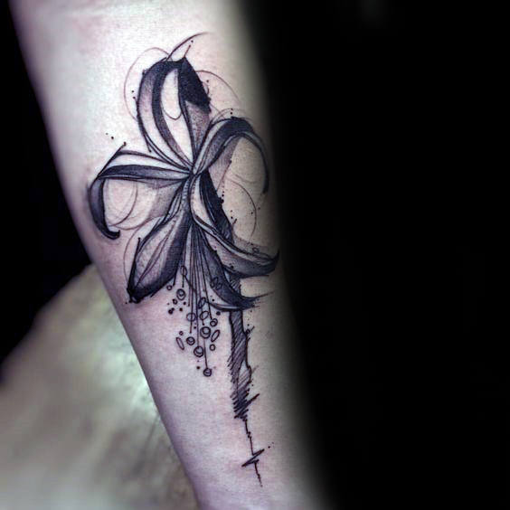 tatouage fleur de lys 129