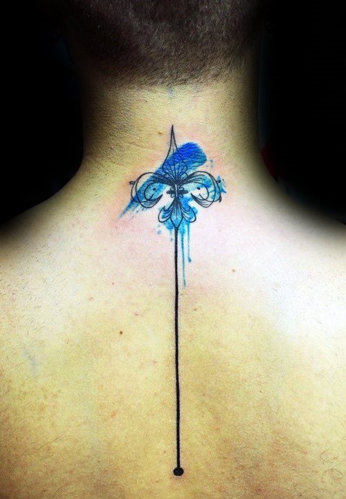 tatouage fleur de lys 131