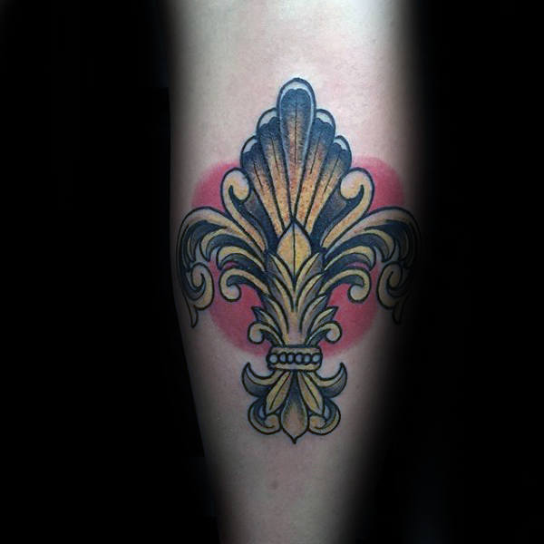 tatouage fleur de lys 87