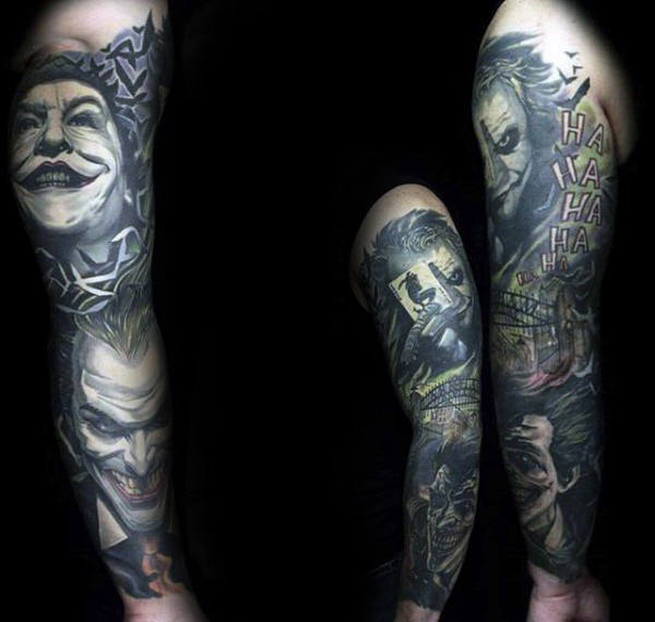 tatouage joker 91