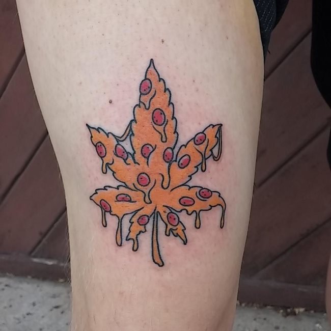 tatouage marijuana cannabis 73
