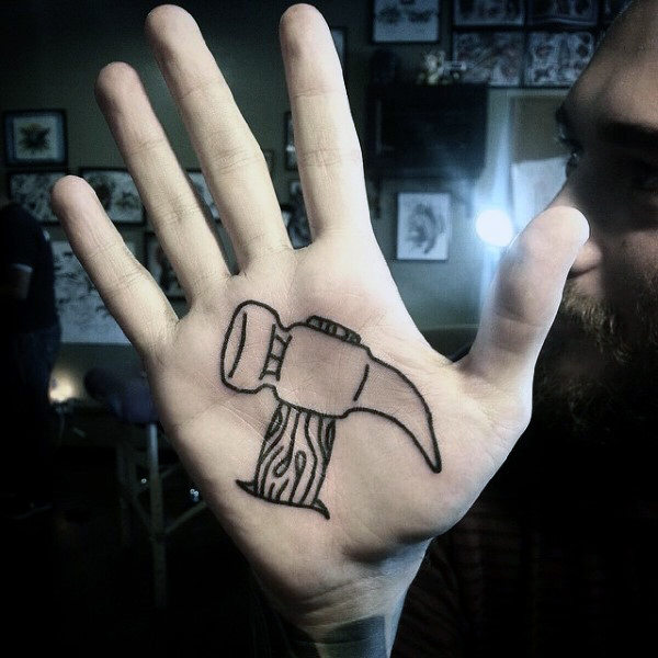 tatouage paume de la main 88