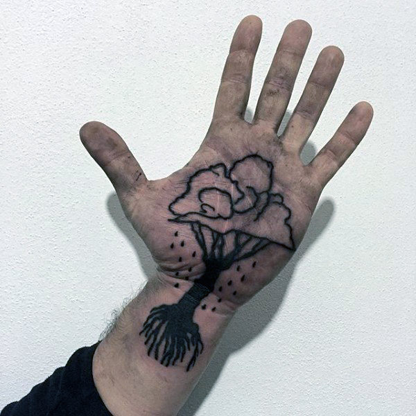 tatouage paume de la main 94