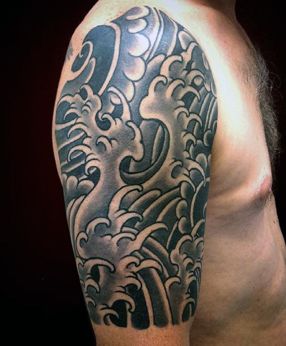 tatouage vagues japonaises 31