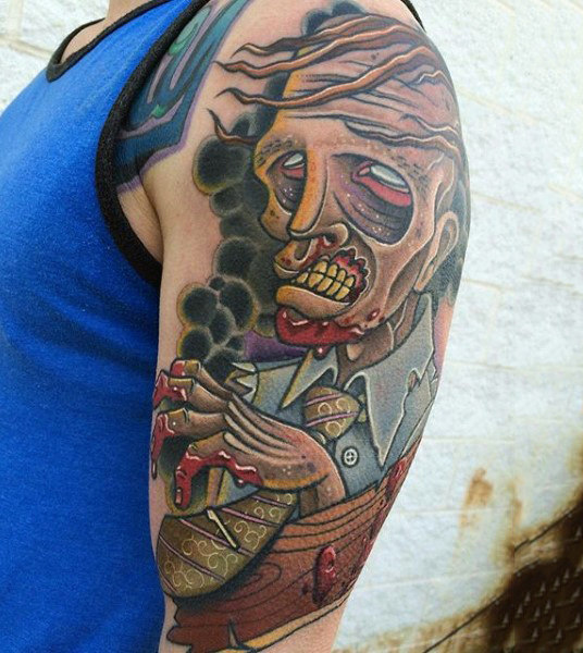 tatouage zombie 07