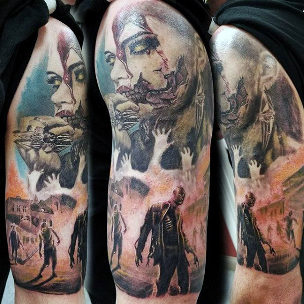 tatouage zombie 118