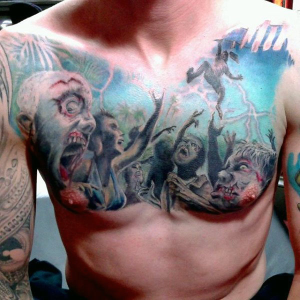tatouage zombie 127