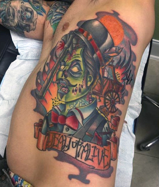 tatouage zombie 154