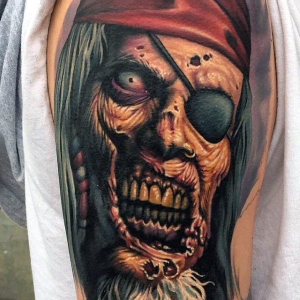 tatouage zombie 166