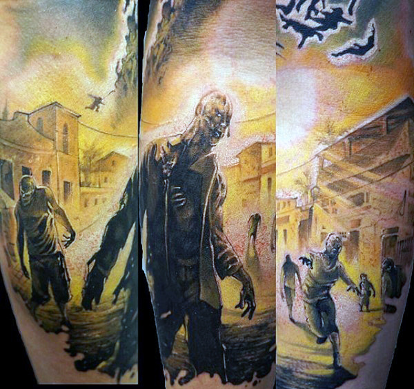tatouage zombie 175