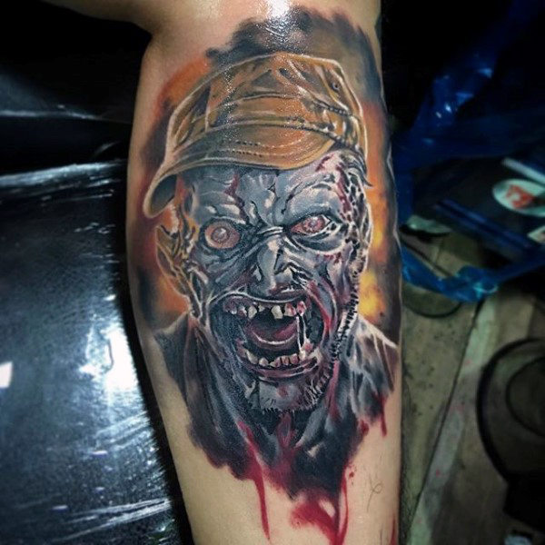 tatouage zombie 22