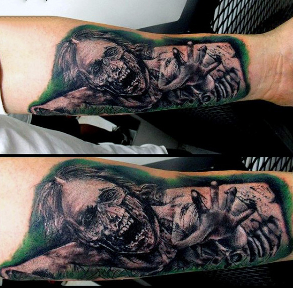 tatouage zombie 250