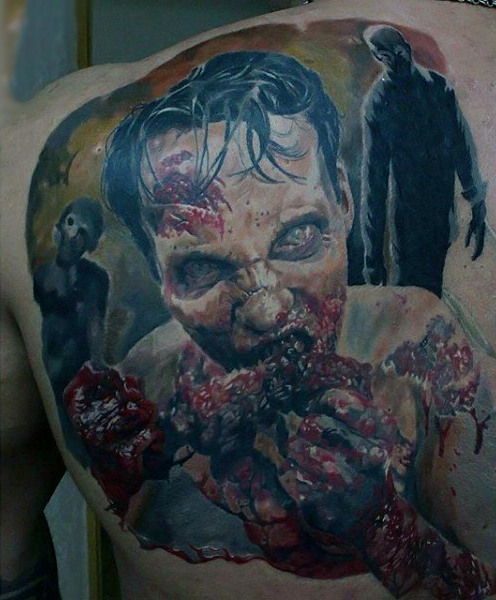 tatouage zombie 253