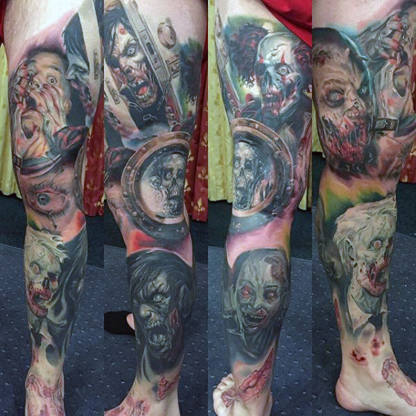 tatouage zombie 58