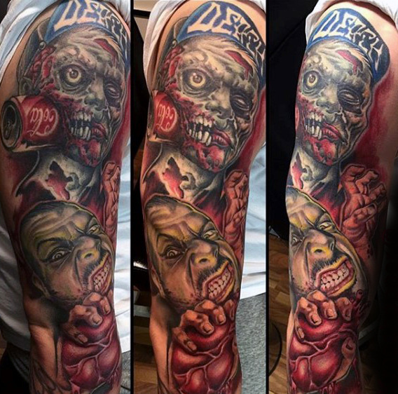 tatouage zombie 61