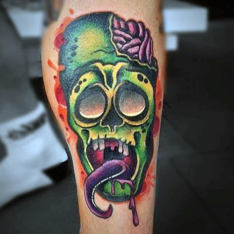 tatouage zombie 73