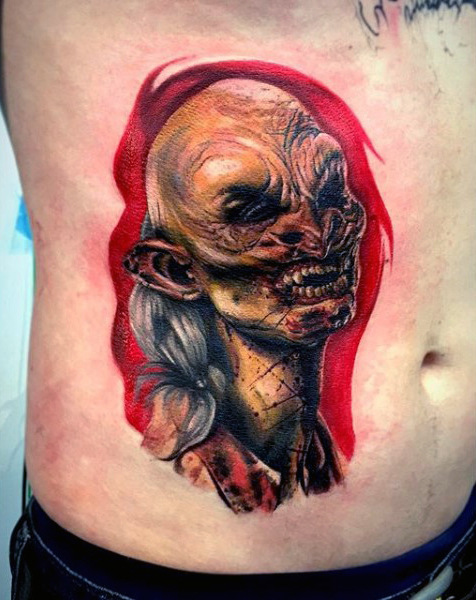 tatouage zombie 97