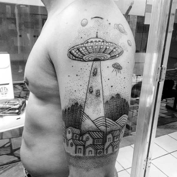 tatouage alien 47