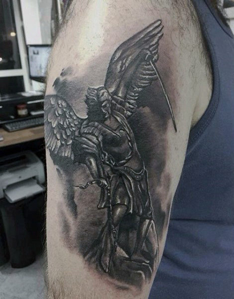 tatouage ange gardien 185