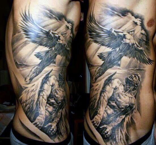 tatouage ange gardien 21