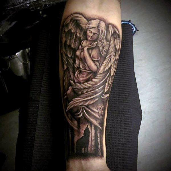 tatouage ange gardien 225