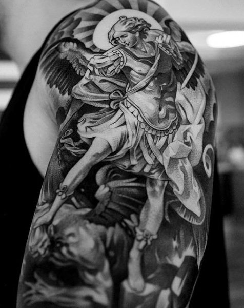 tatouage ange gardien 269