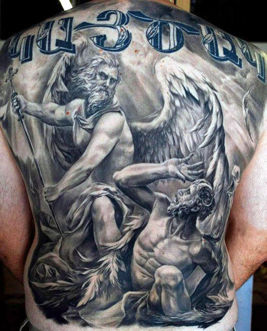 tatouage ange gardien 289