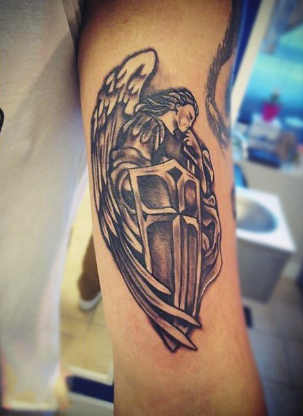 tatouage ange gardien 373