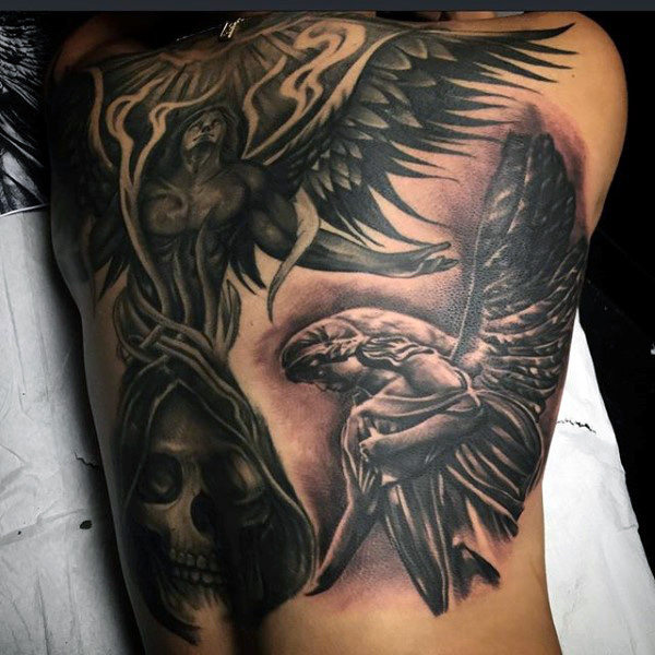 tatouage ange gardien 41