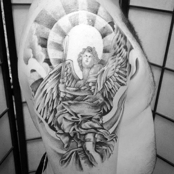 tatouage ange gardien 69