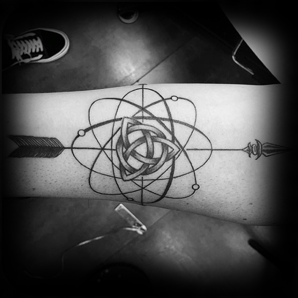 tatouage atome 113